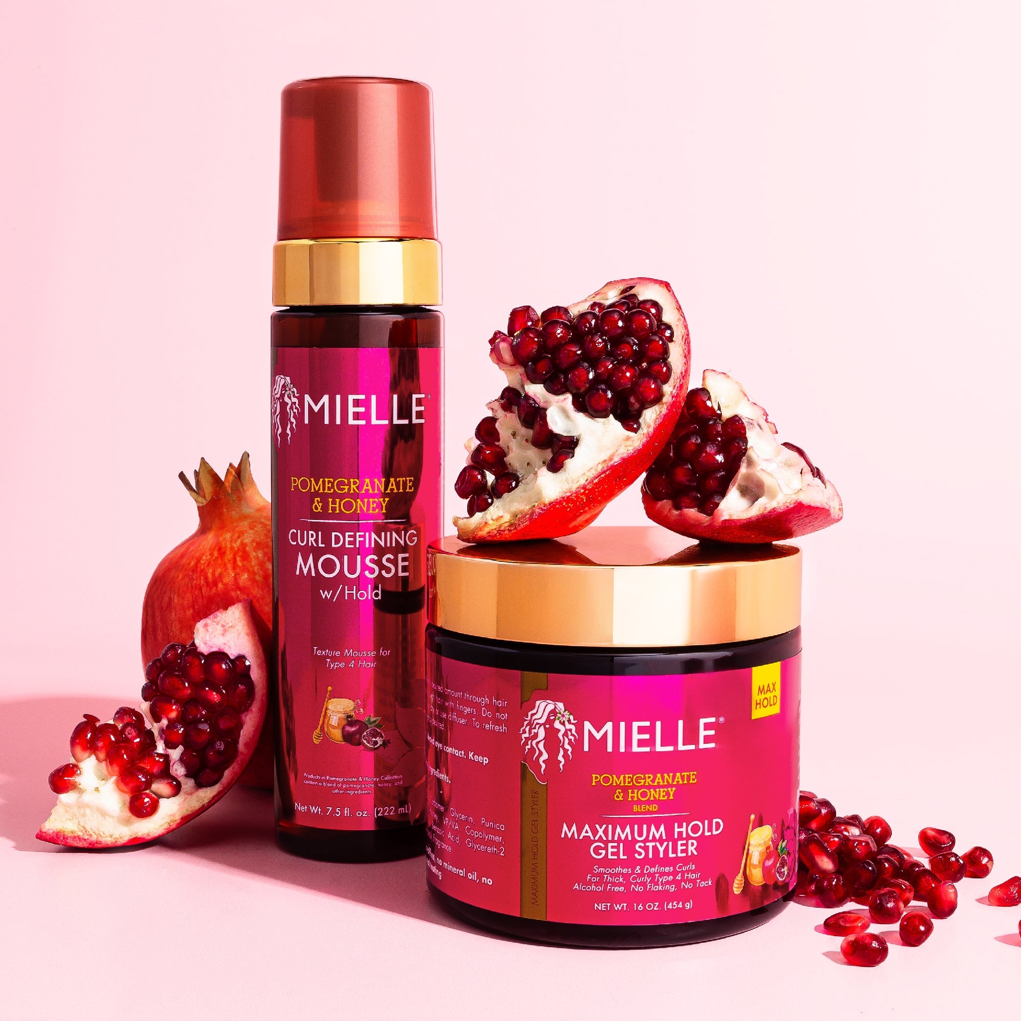 Mielle Organics Pomegranate & Honey Curl Defining Mousse with Hold 7.5oz