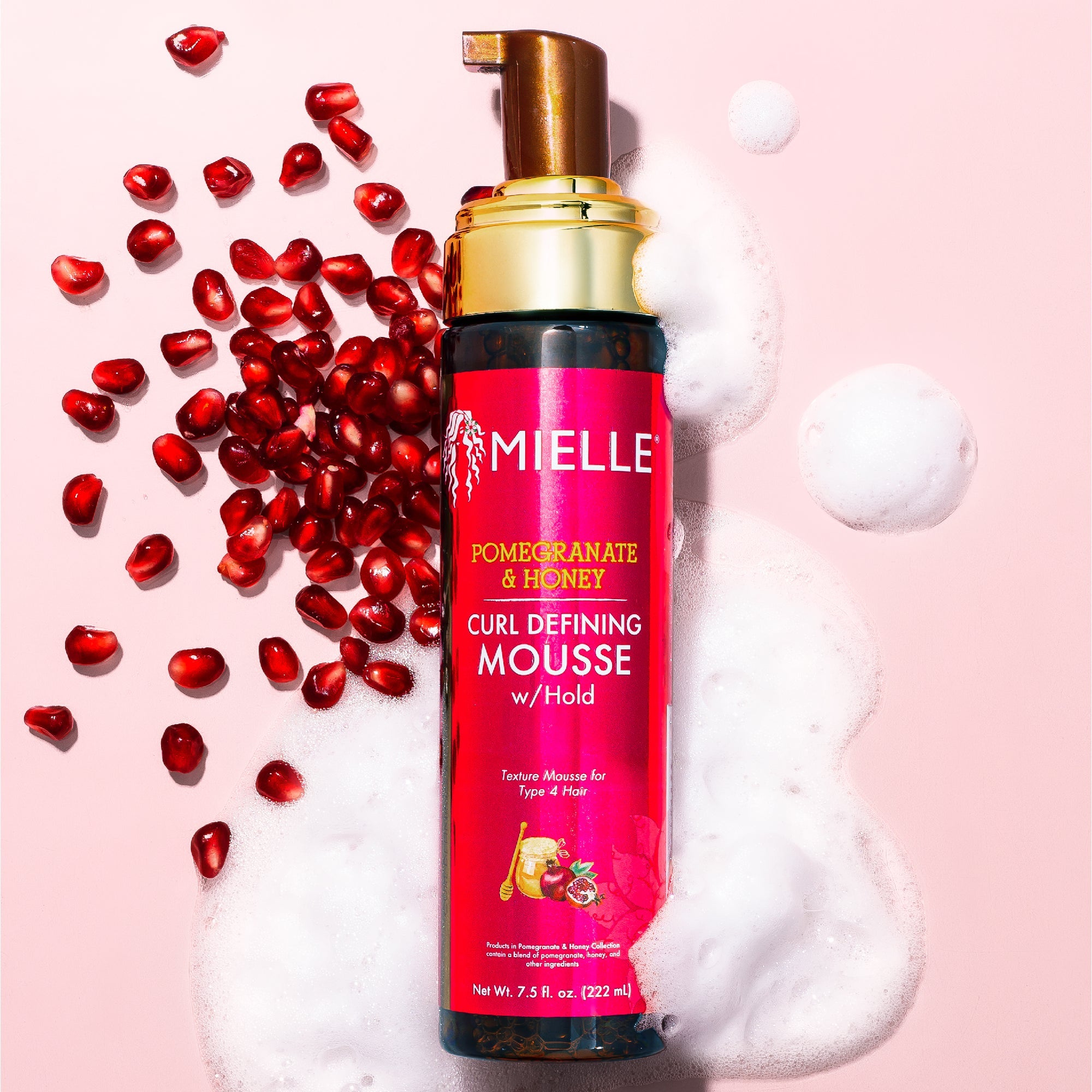 Mielle Organics Pomegranate & Honey Curl Defining Mousse with Hold 7.5oz
