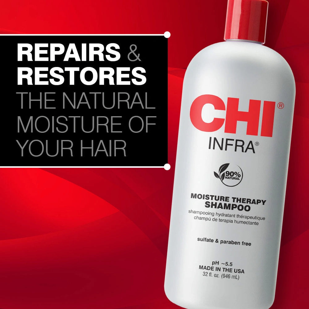 CHI Infra Moisture Therapy Shampoo Sulfate & Paraben Free 6 Oz