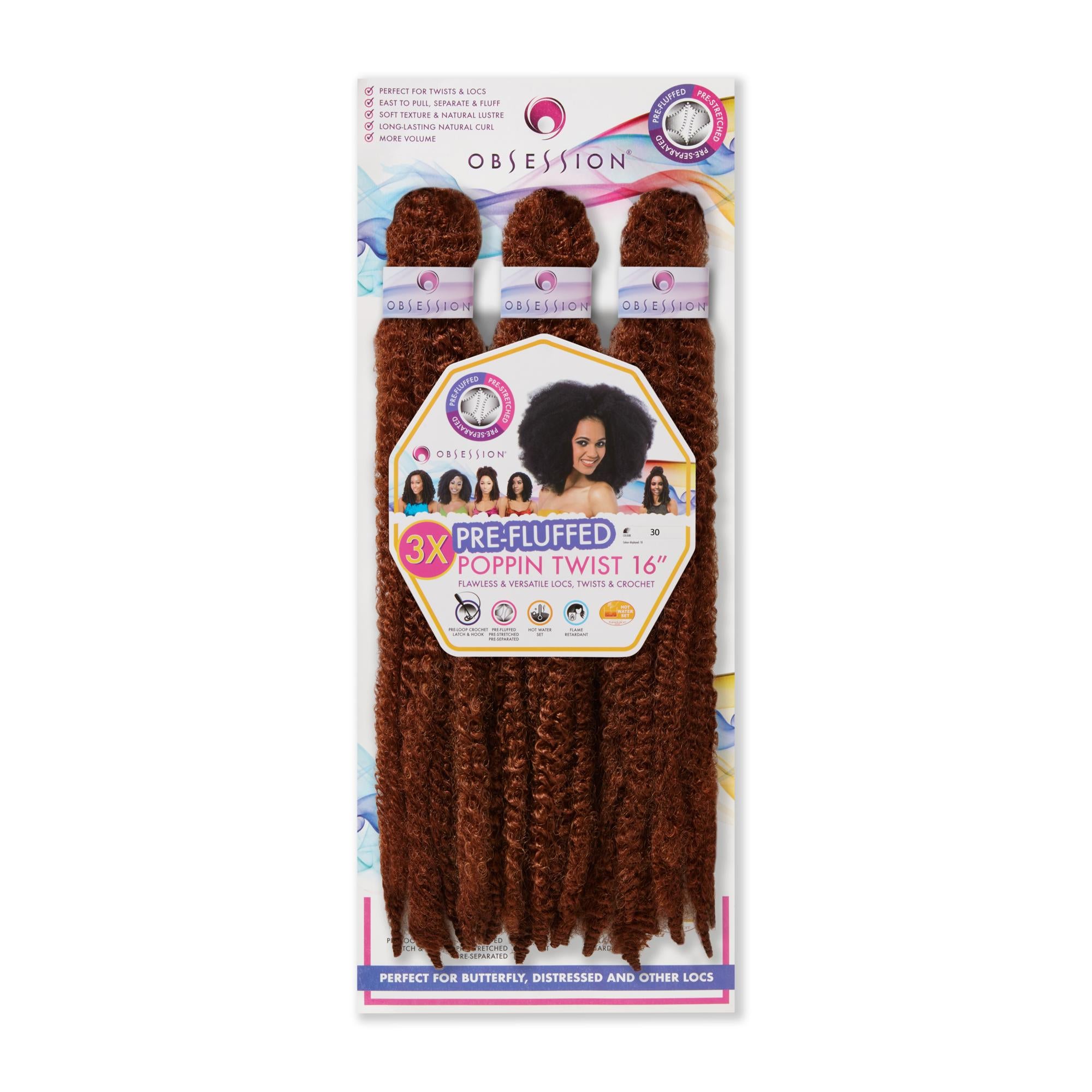 Obsession Bulk 3X Pre-Fluffed Poppin Twist 16”