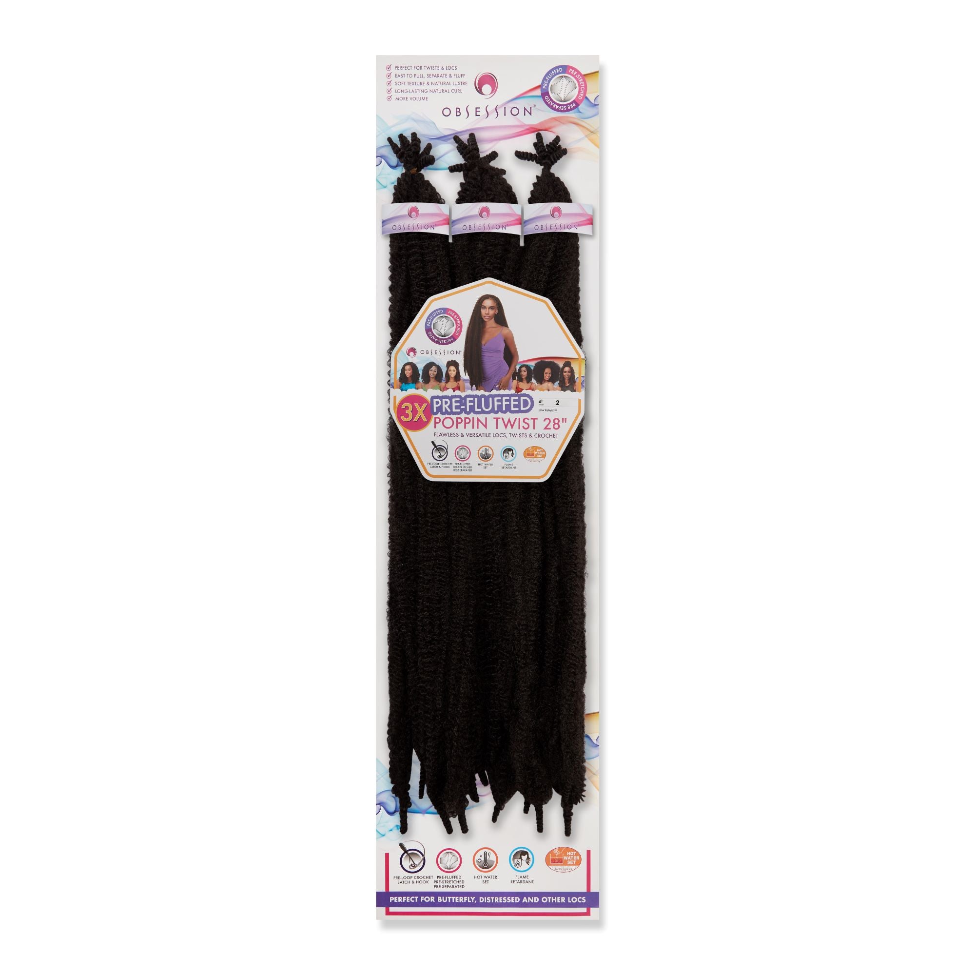 Obsession Bulk 3X Pre-Fluffed Poppin Twist 30”