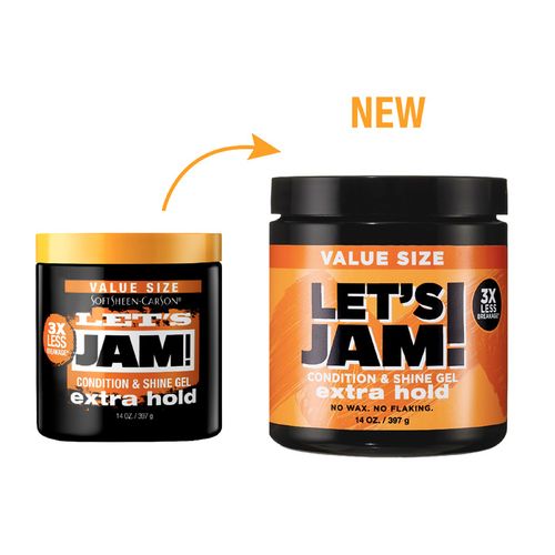 Lets Jam Shining And Conditioning Gel - Extra Hold 14 Oz