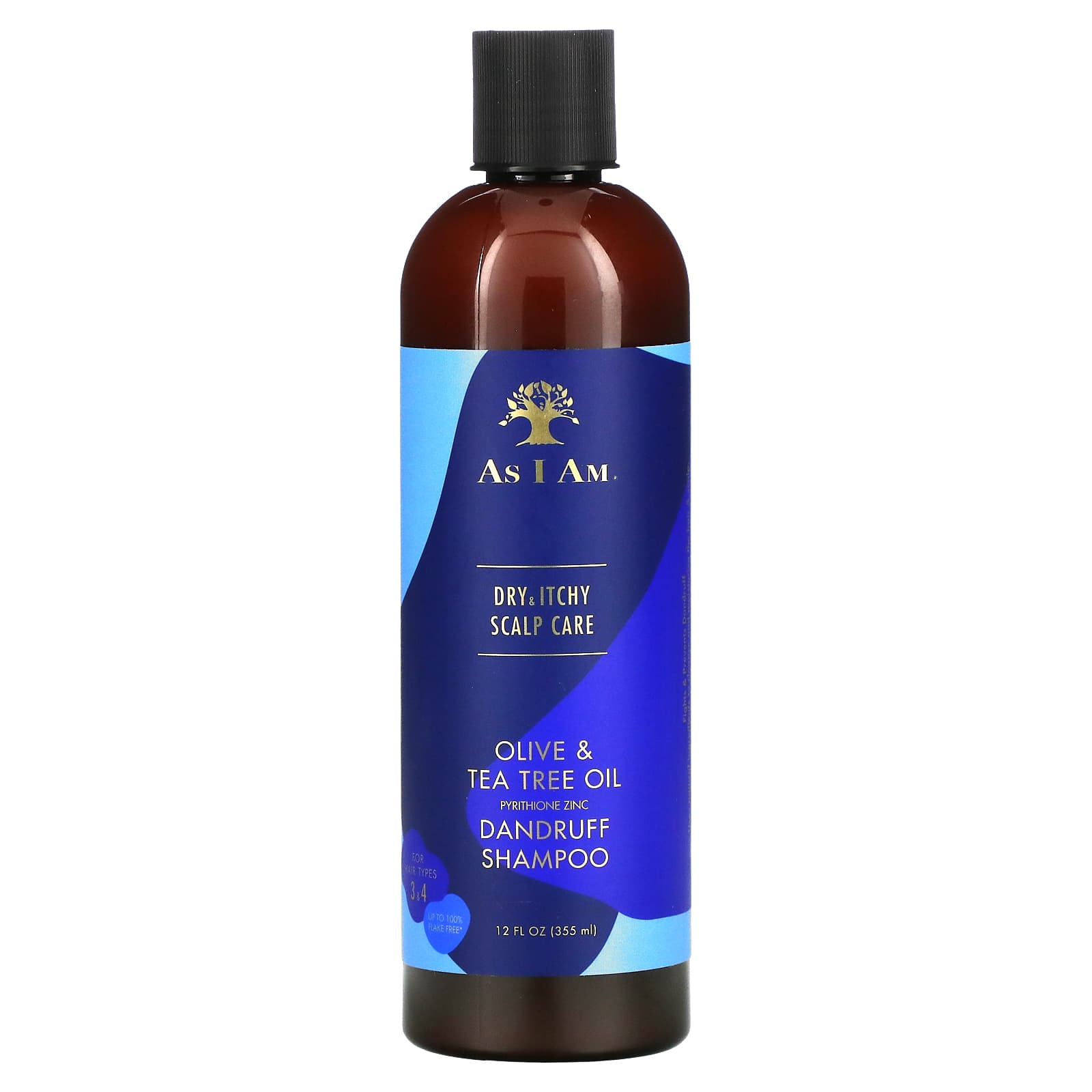 As I Am Dry And Itchy Scalp Care Olive And Tea Tree Dandruff Shampoo 12 Oz