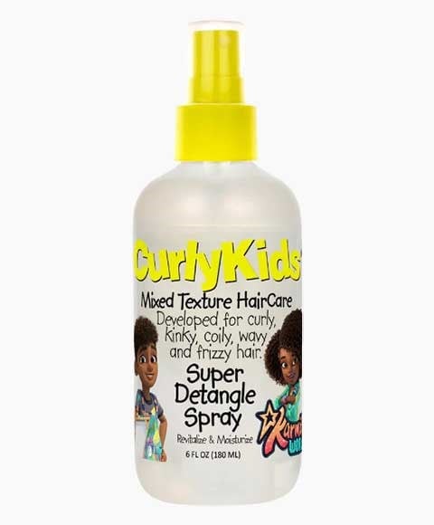 Curly Kids Mixed Hair HairCare Super Detangling Spray 6 Oz