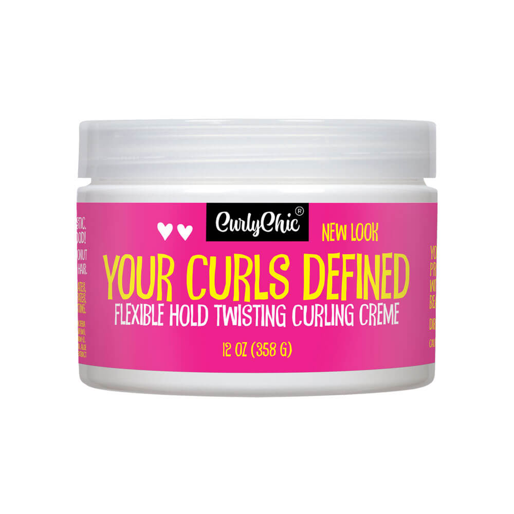 Curly Chic Defined Flexible Hold Twisting Curling Cream 11.5 Oz