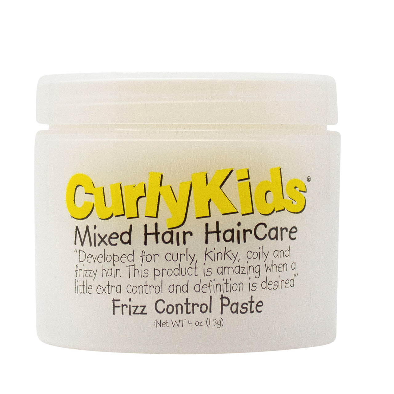 Curly Kids Mixed Hair HairCare Frizz Control Paste 6 Oz