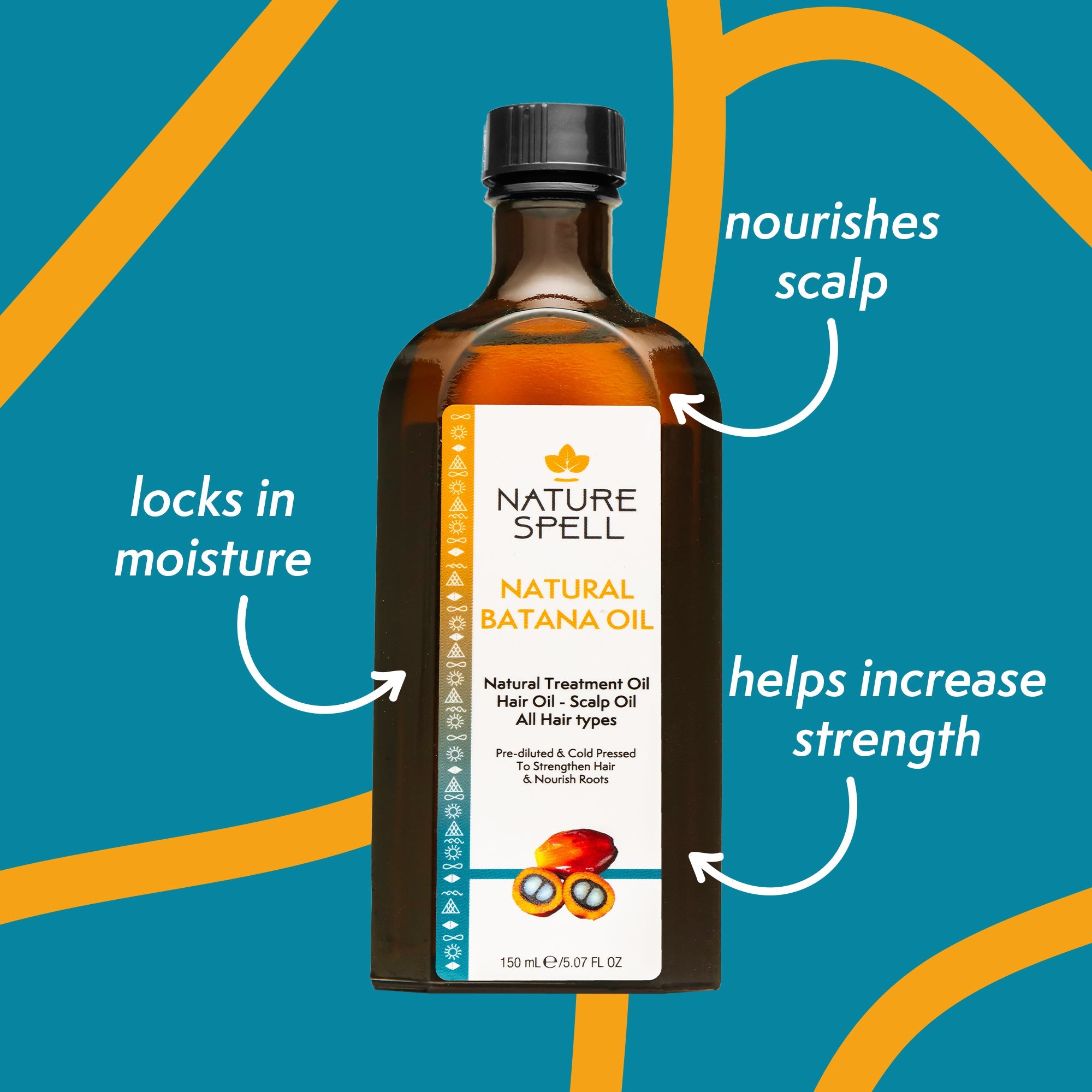 Nature Spell Batana Oil For Hair Growth 100% For All Hair Types