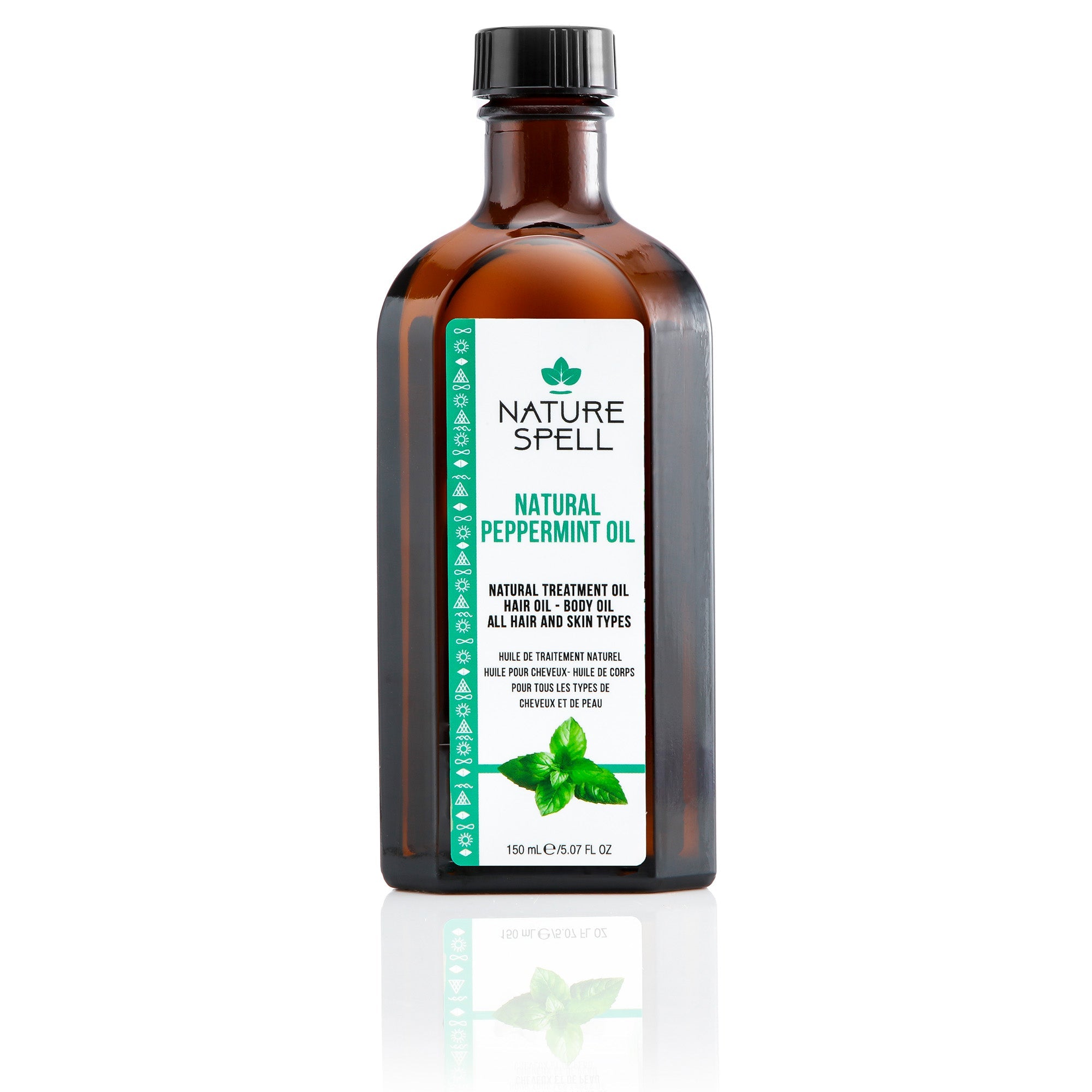 Nature Spell Peppermint Oil For Hair & Skin 100% For All Hair Types