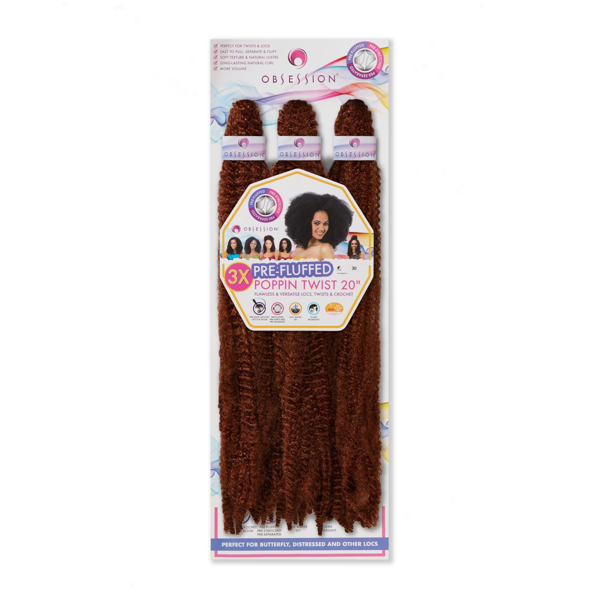 Obsession 3X Pre-Fluffed Poppin Twist 20”