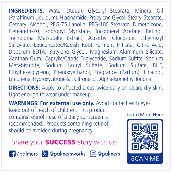 Palmer's Skin Success Eventone Fade Cream All Skin Types 2 Oz
