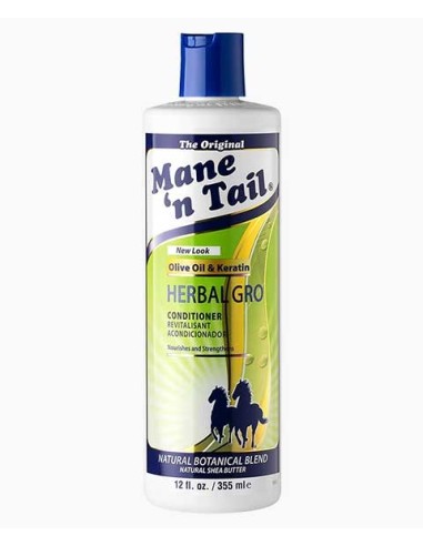 Mane 'N Tail Herbal Gro Olive Oil Infused Strengthens & Nourishes Conditioner 12Oz