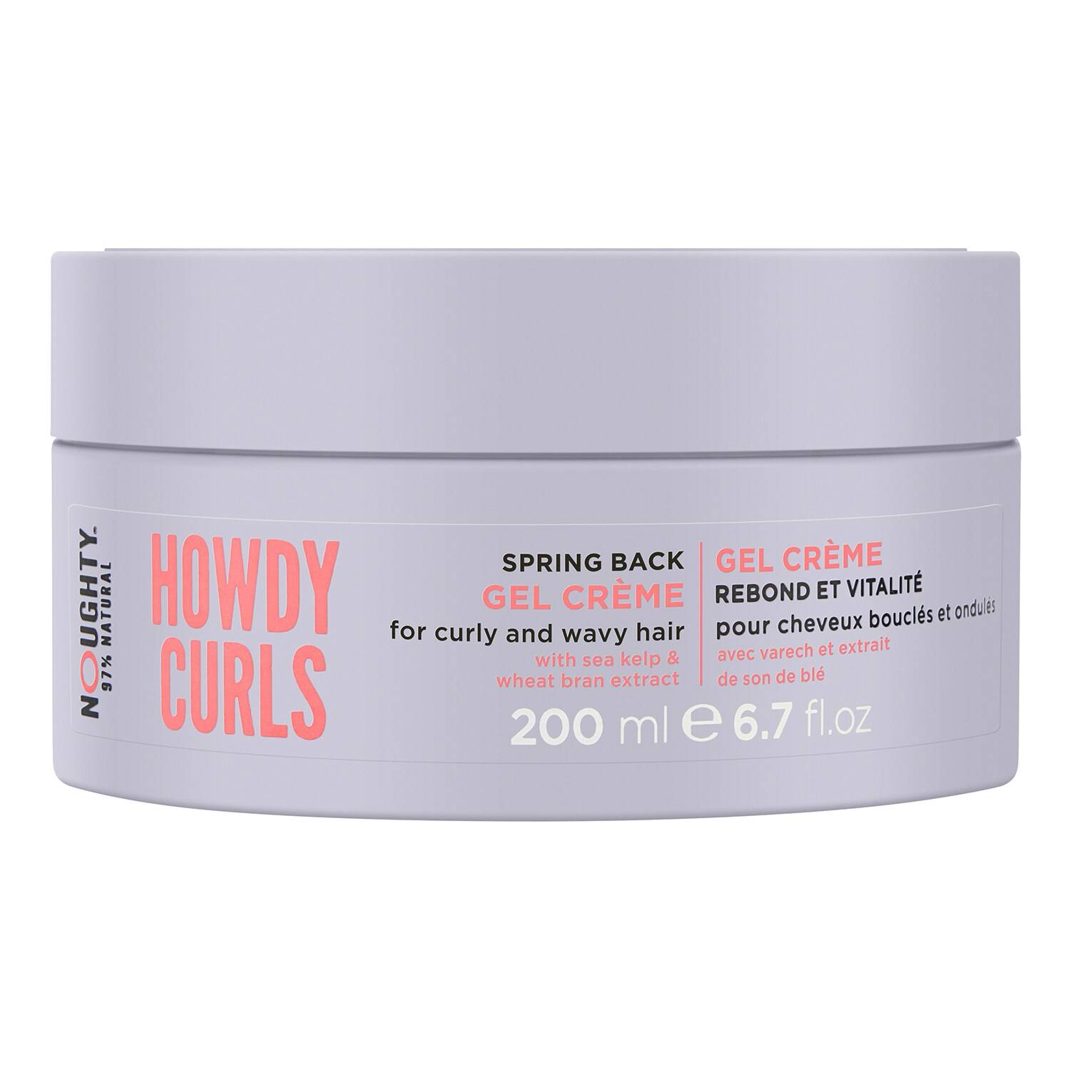NOUGHTY Howdy Curls Gel Crème 6.7 Oz