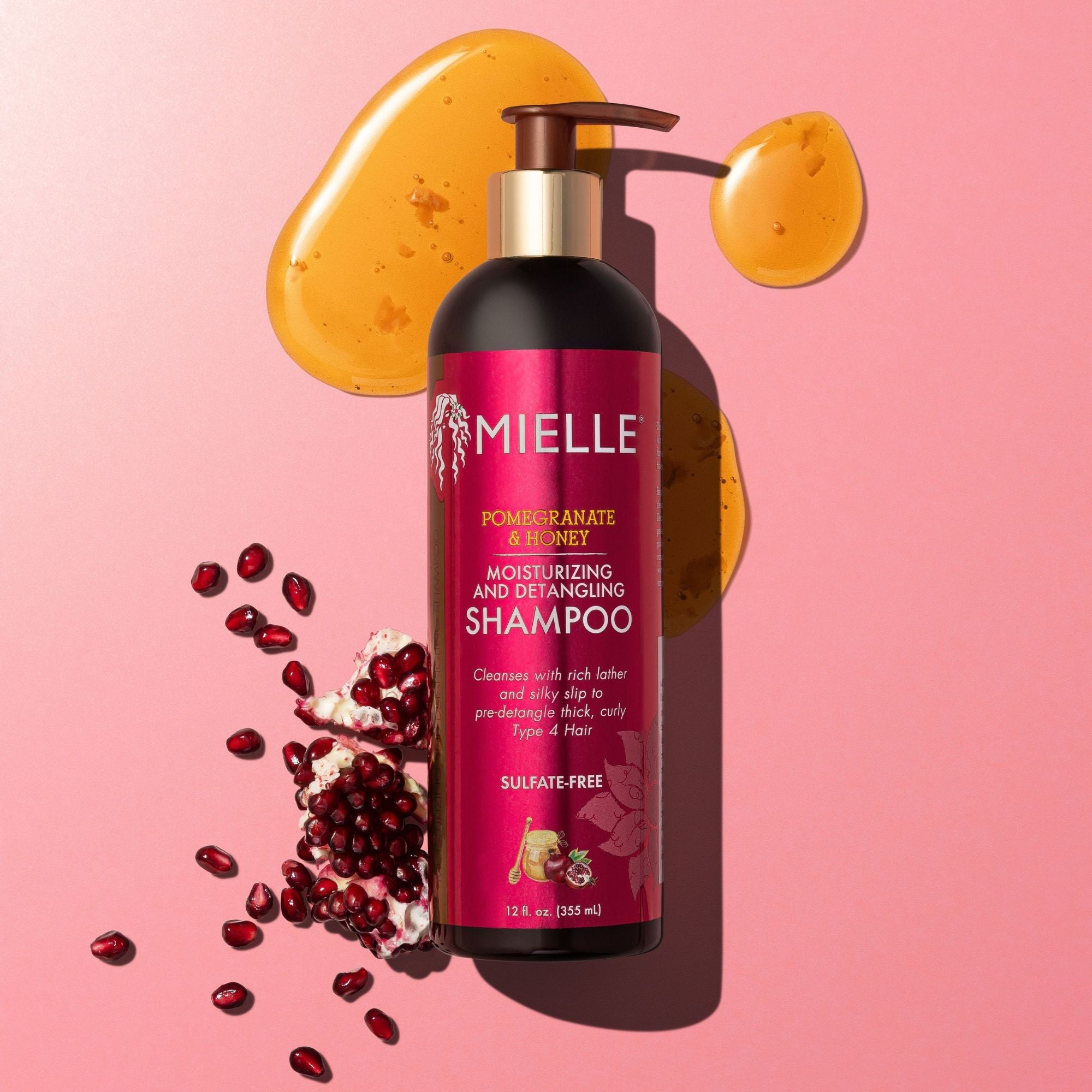 Mielle Organics Pomegranate & Honey Moisturising & Detangling Shampoo 12oz
