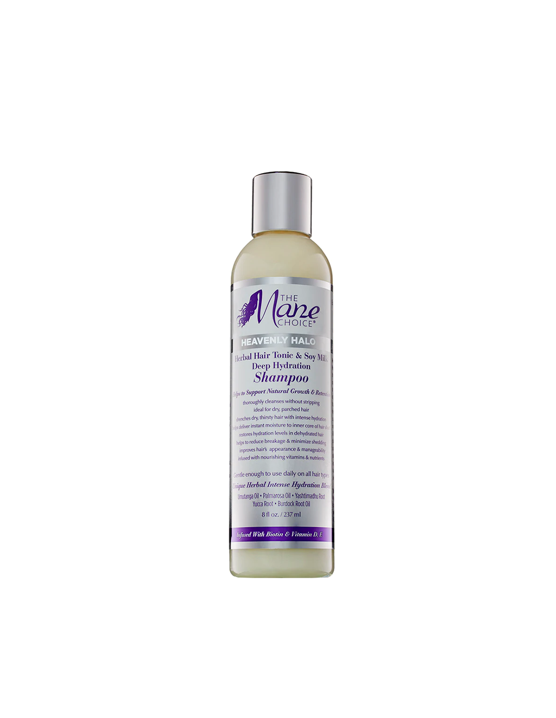 The Mane Choice Heavenly Halo Herbal Hair Tonic & Soy Milk Hydration Shampoo 8 oz