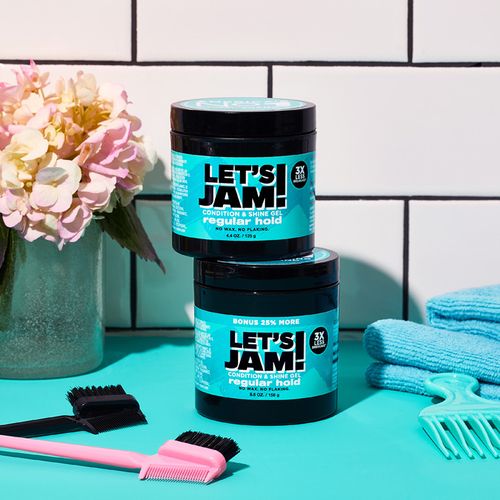 Lets Jam Shining And Conditioning Gel - Regular Hold 14 Oz