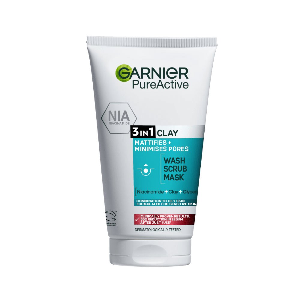 Garnier Skin Naturals Pure Active 3in1 Clay 150ml