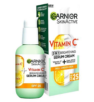 Garnier Skin Active Vitamin C 2in1 Brightening Serum Cream SPF25 50ml