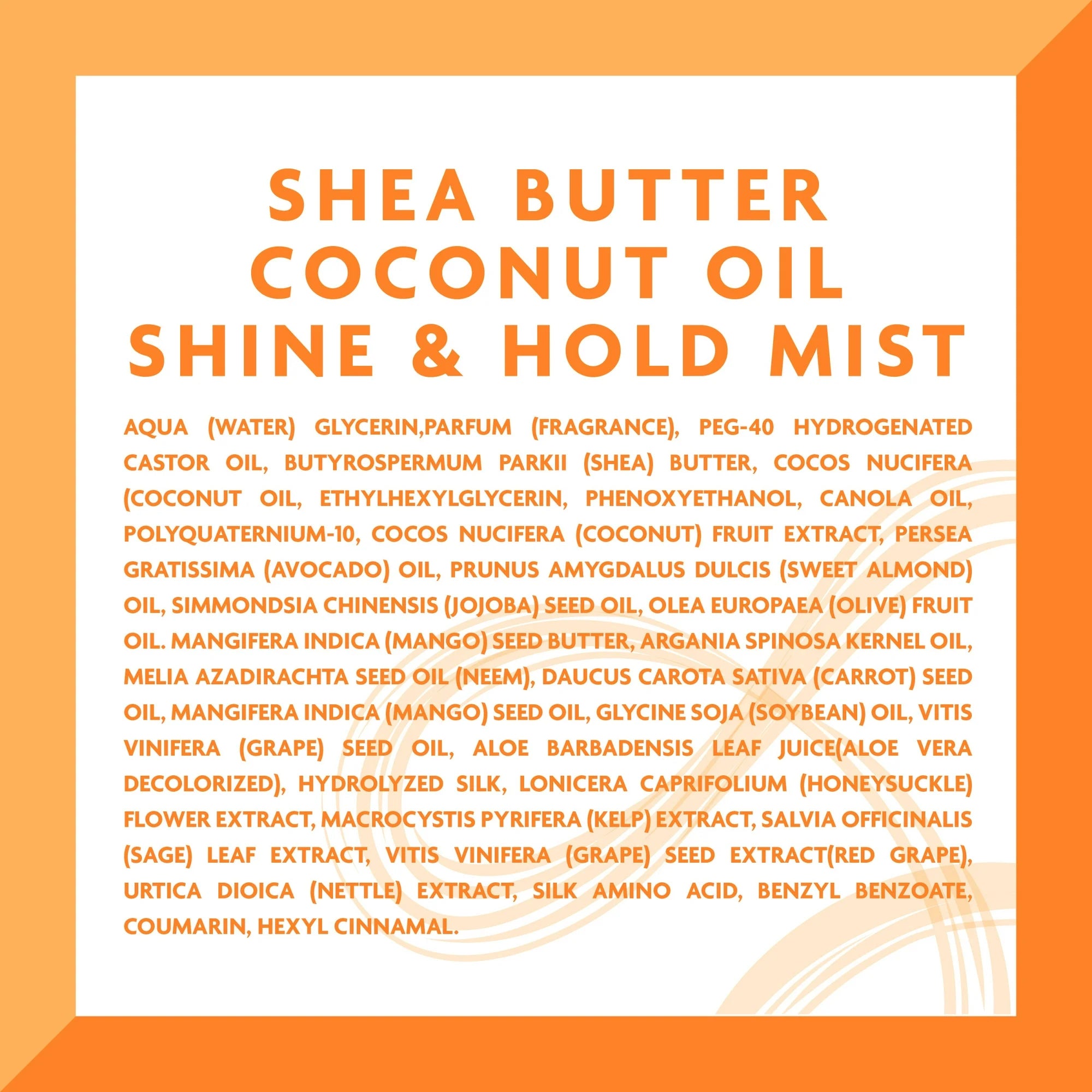 Cantu Shea Butter Coconut Oil Shine and Hold Mist 8 Oz