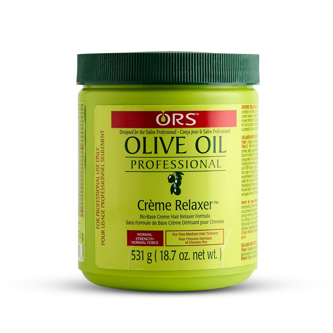 ORS Organic Root Stimulator Olive Olive Relaxer Jar Normal 18  Oz