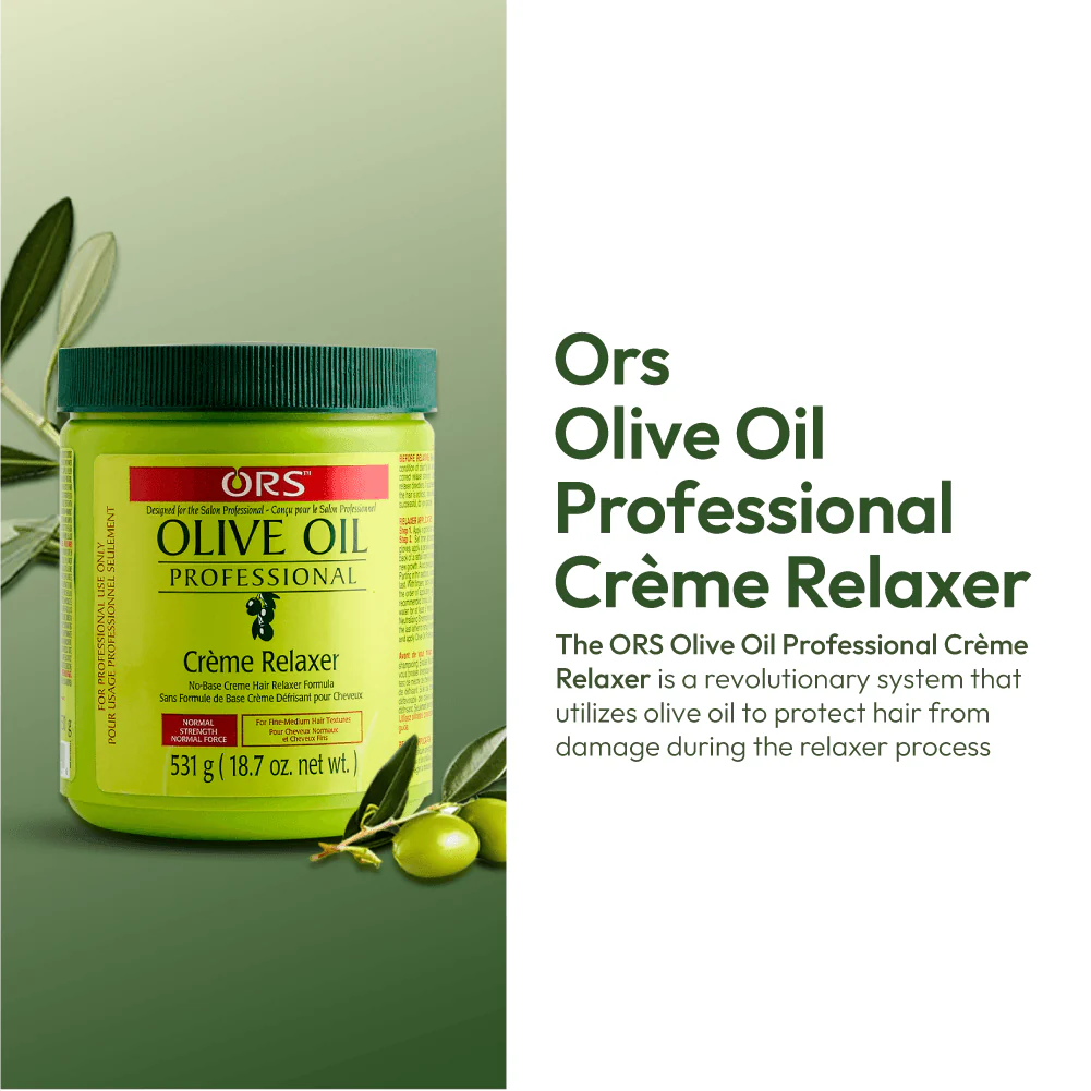 ORS Organic Root Stimulator Olive Olive Relaxer Jar Normal 18  Oz