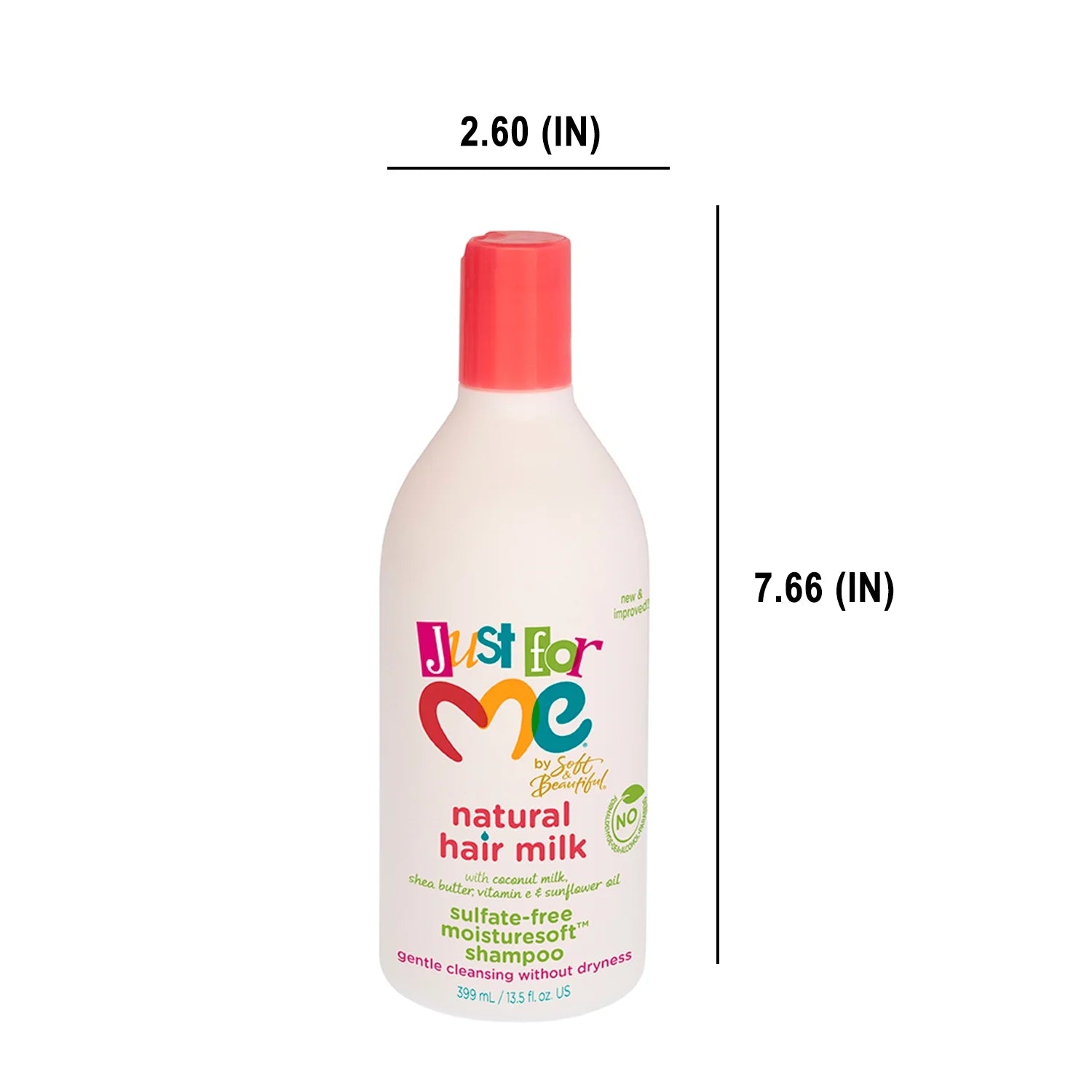 Just For Me Kids Sulfate Free Cleanser Shampoo 13.5 Oz