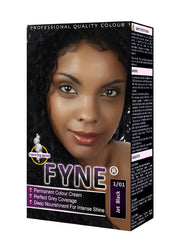 Fyne Permanent Jet Black Hair Dye 120ml