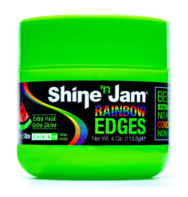 Shine N Jam Rainbow Edges - Melon Sugar Max Hold 4 Oz