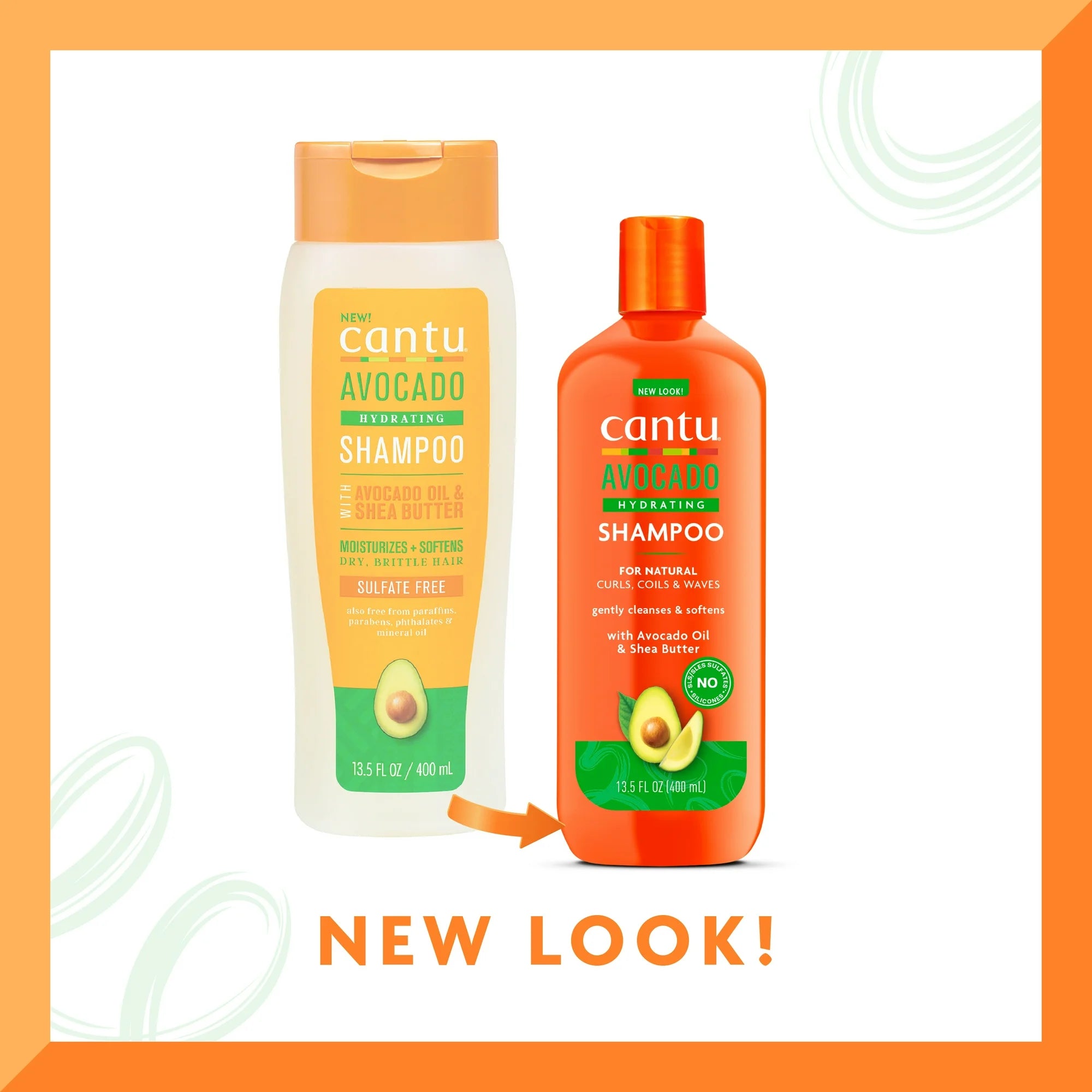 Cantu Avocado Hydrating Sulfate-free Cream Shampoo 13.5 Oz