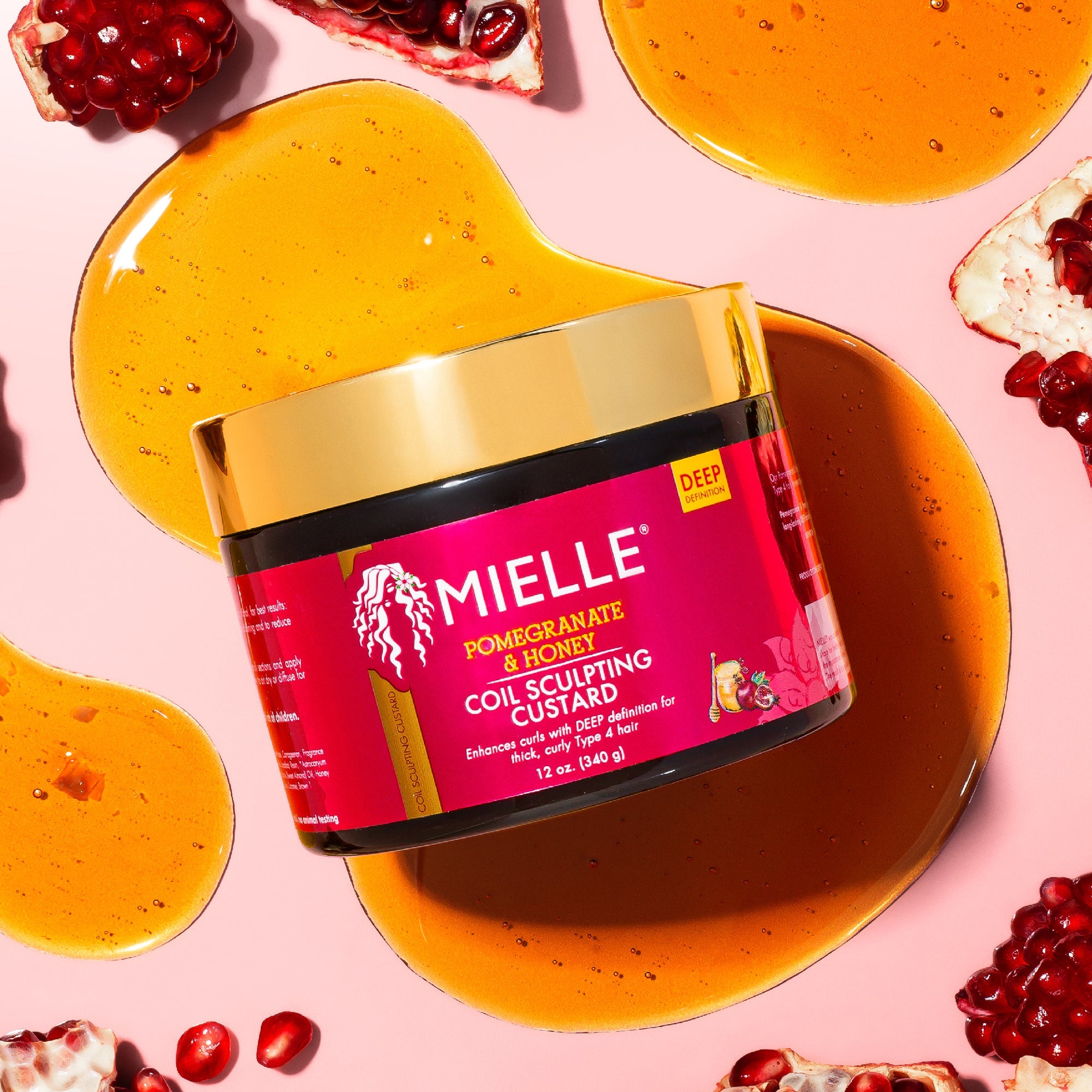 Mielle Organics Pomegranate & Honey Coil Sculpting Custard 12oz