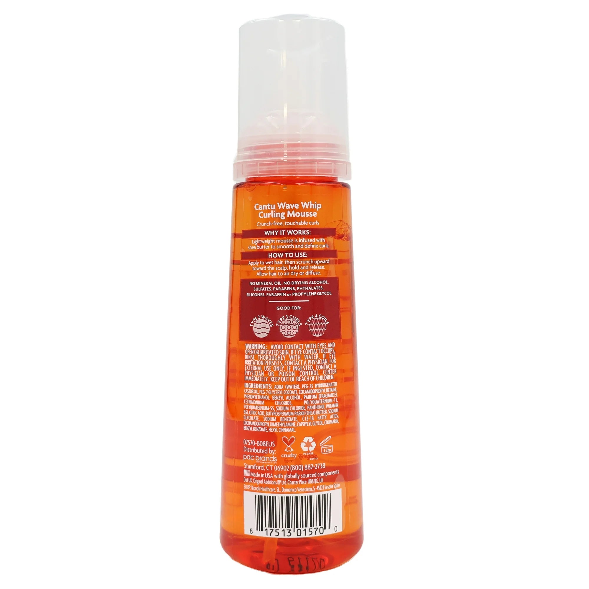 Cantu Shea Butter for Natural Hair Wave Whip Curling Mousse