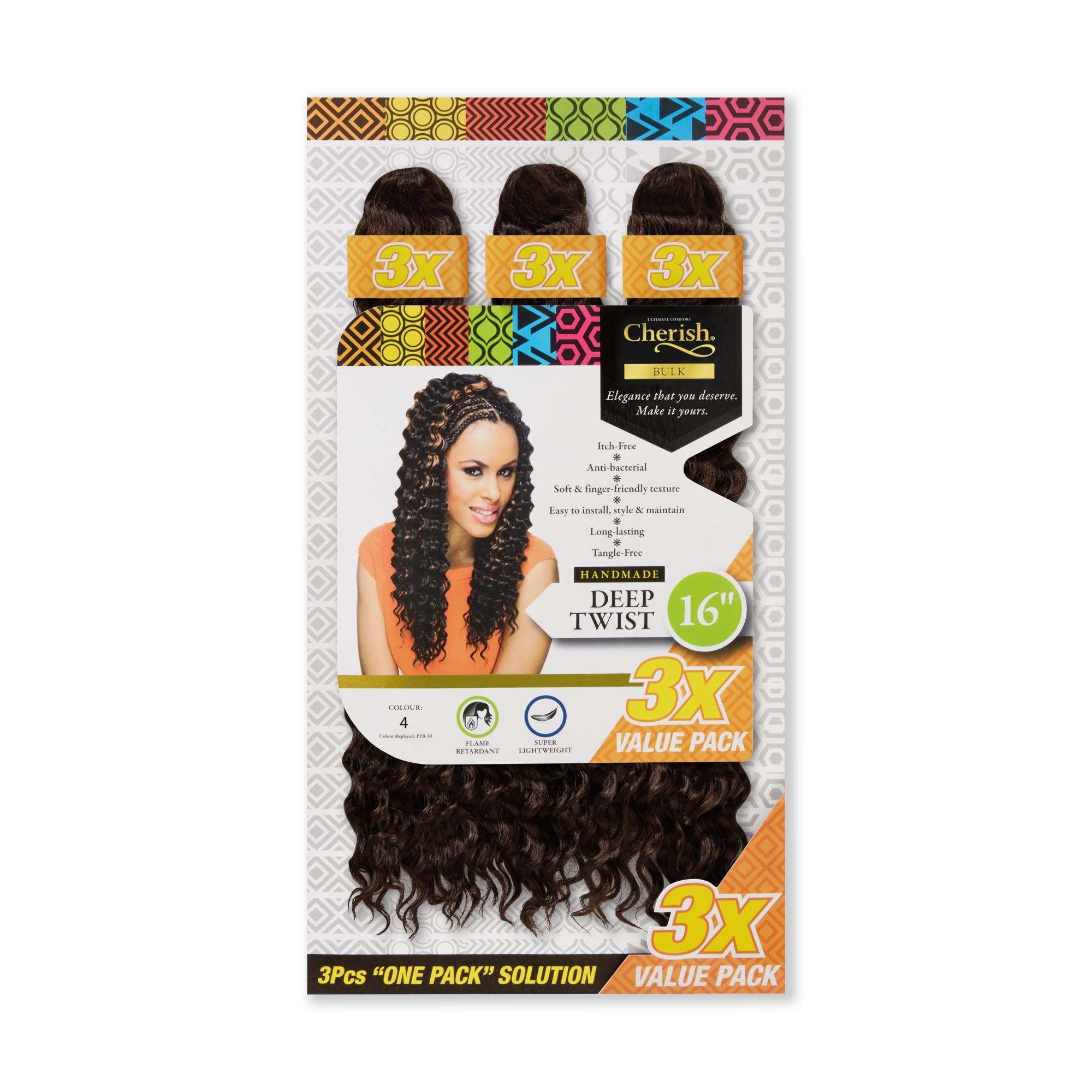 Cherish Bulk Deep Twist 16” 3X Value Pack