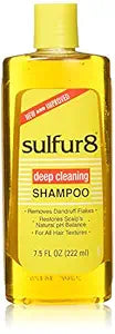 Sulfur8 Deep Cleansing Shampoo Removes Dandruff 7.5 Oz