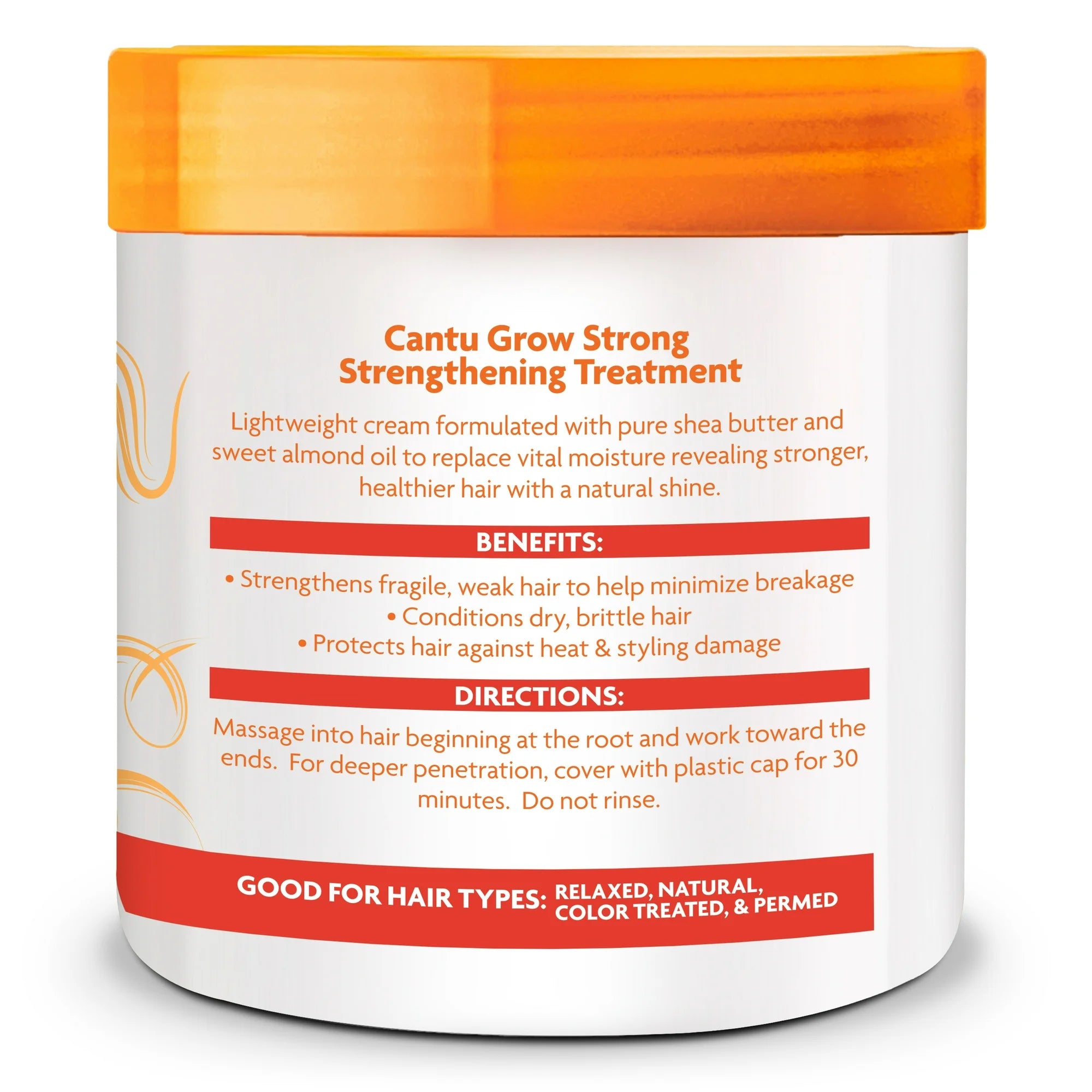 Cantu Shea Butter Grow Strong Hair Strengthening Treatment 6 Oz