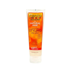 Cantu Shea Butter Extreme Hold Styling Stay Glue For Natural Hair 8 Oz