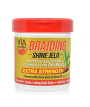 Via Natural Braiding Shine Jelo Extra Strength 16Oz