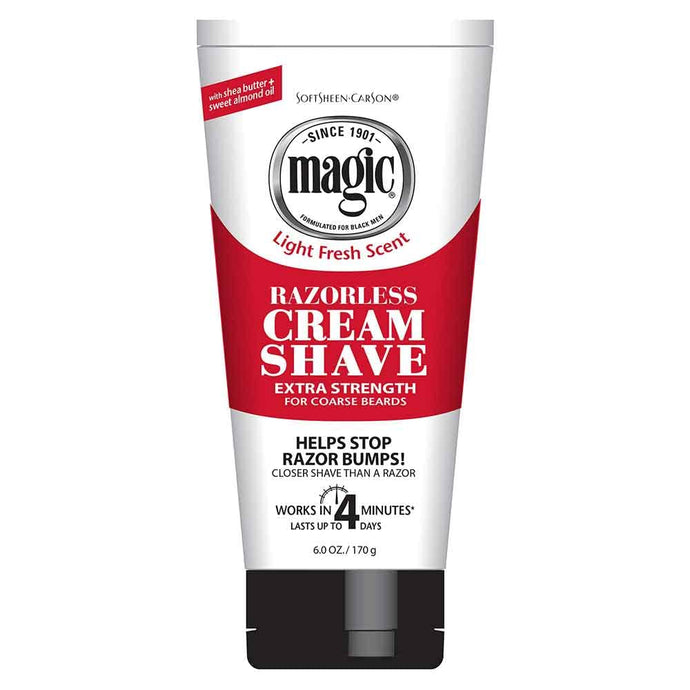 Magic Razorless Shave Cream Extra Strength 6 Oz