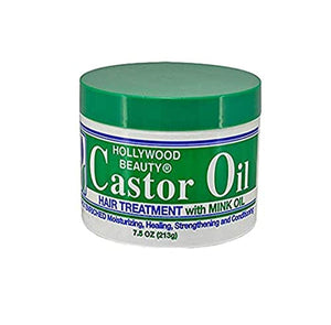 Hollywood Beauty Castor Oil Jars 7.5 Oz