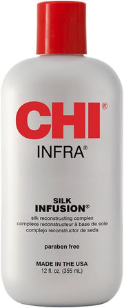 CHI Infra Silk Infusion Leave-In Hair Serum for Dry Damaged Hair 6 Oz