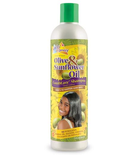 Sof N Free Olive & Sunflower Oil Combeasy Shampoo 12 Oz