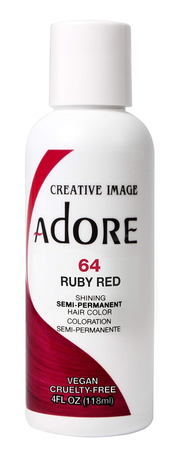 Adore Shining Semi Permanent 64 Ruby Red Hair Dye 4 Oz