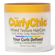 Curly Chic Mixed Texture Hair Care Curly Custard 11.5 Oz