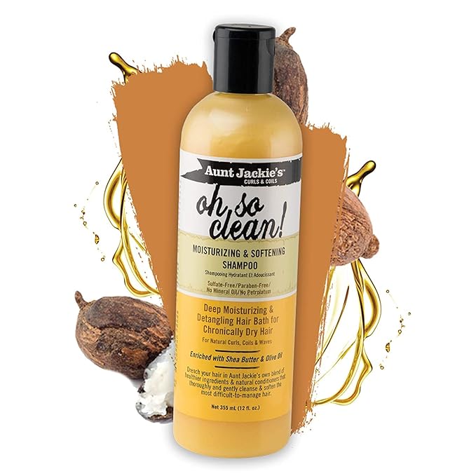 Aunt Jackie's Oh So Clean Moisturizing & Softening Shampoo 12 Oz