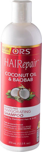 ORS HAIRepair Coconut Oil and Baobab Sulfate-Free Invigorating Shampoo 13 Oz