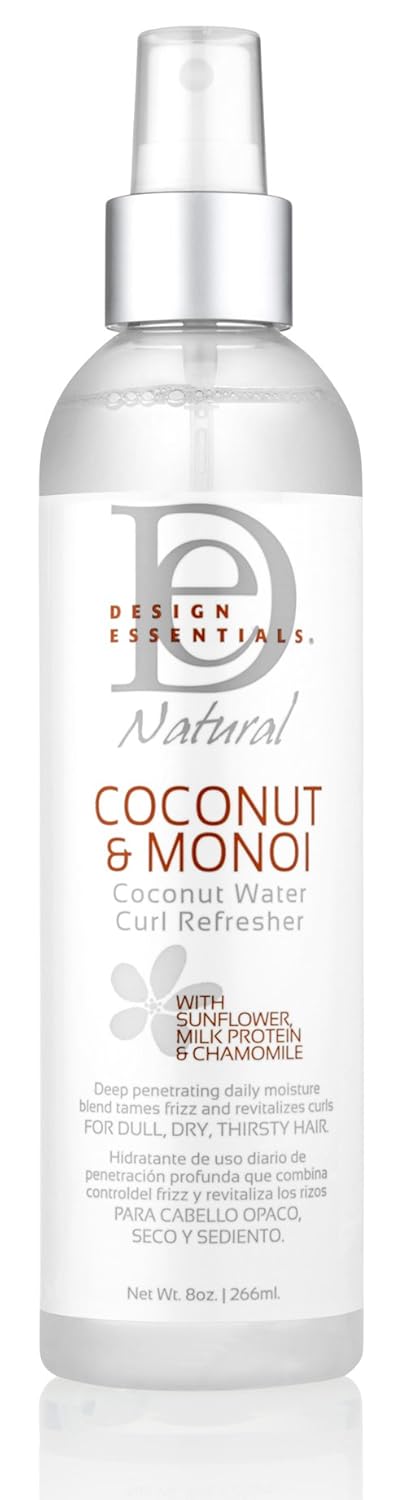 Design Essentials Coconut & Monoi Oil Water Curl Refresher 8 Oz