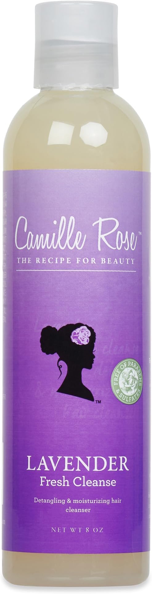 Camille Rose Lavender Fresh Cleanse Detangling & Moisturizing Hair Cleanser 8 Oz