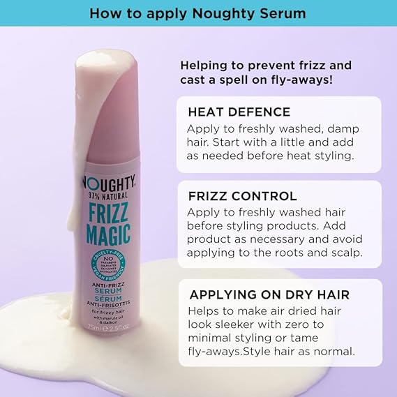 Noughty Frizz Magic Anti Frizz Serum 2.5 Oz