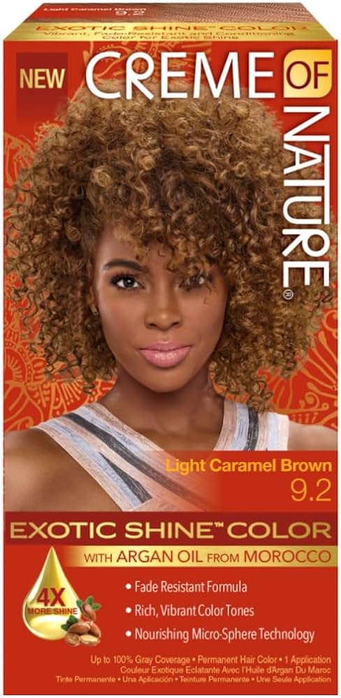 Creme Of Nature Hair Color Light Caramel Brown