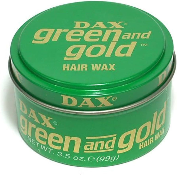 Dax Green & Gold Hair Wax 3.5 Oz