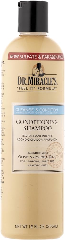 Dr Miracles Cleanse Conditioning Shampoo 12 Oz