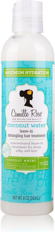 Camille Rose Coconut Water Leave-In Detangling Hair Treatment 8 Oz